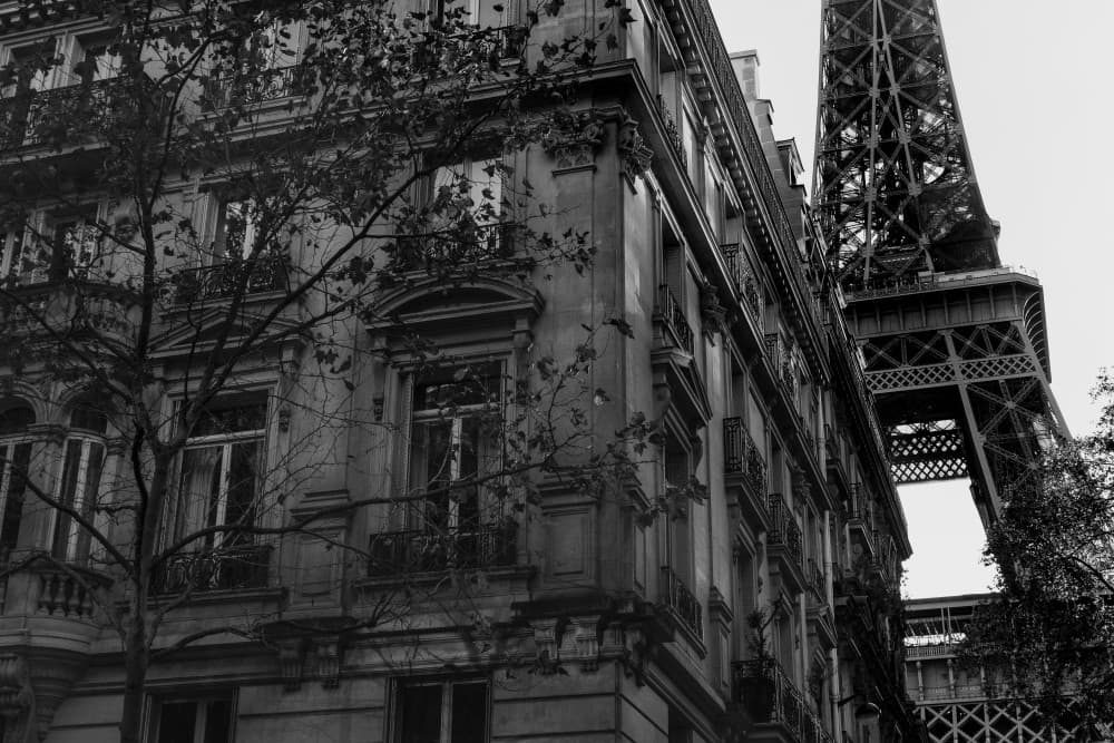 Eiffel Tower Street by Pictufy Studio III — canvas wall art