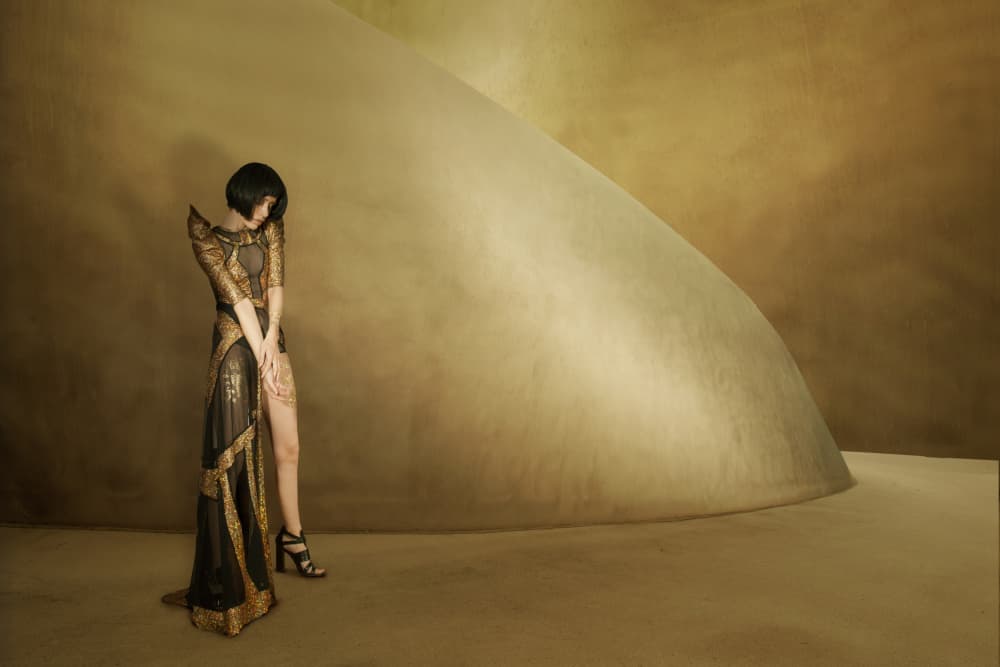 Elegant Desert Fashion by Christine von Diepenbroek — canvas wall art