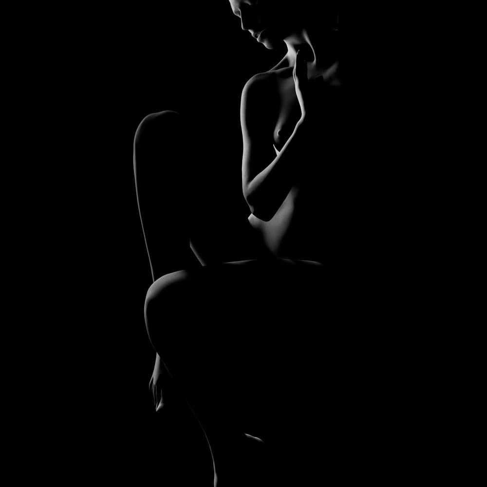Elegant Female Form by Mountain Cloud — canvas wall art
