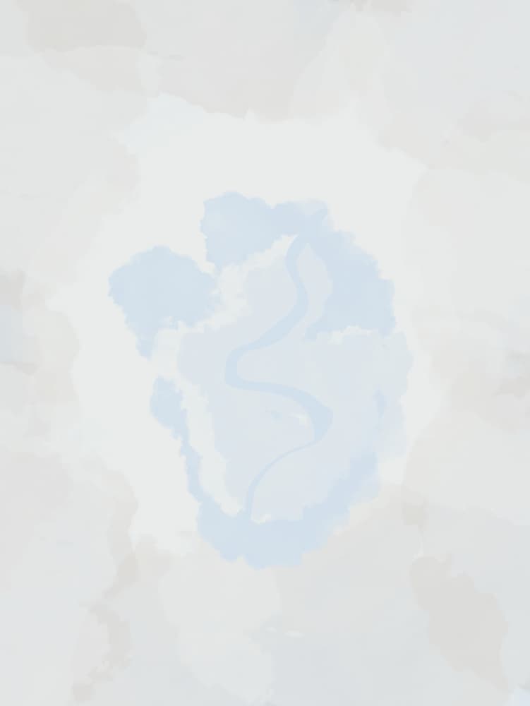 Dreamy Blue Flow by Sannel Larson — canvas wall art