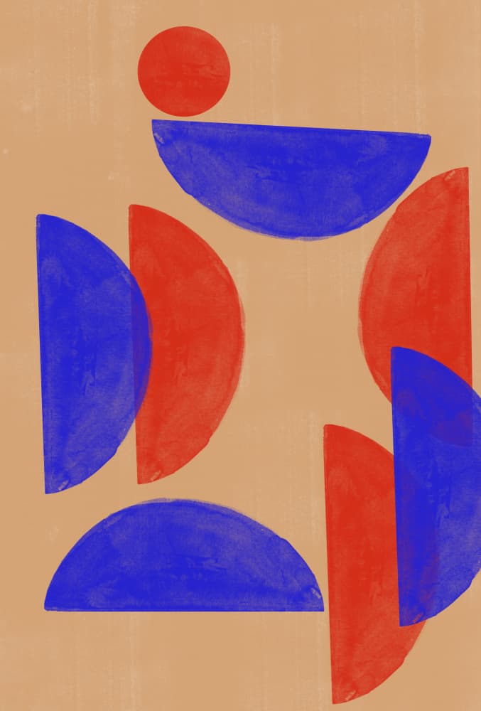 Geometric Harmony by THE MIUUS STUDIO — canvas wall art