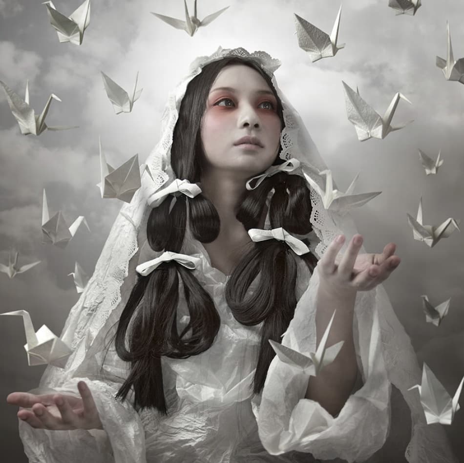 Dream of Paper Cranes by Kiyo Murakami — canvas wall art