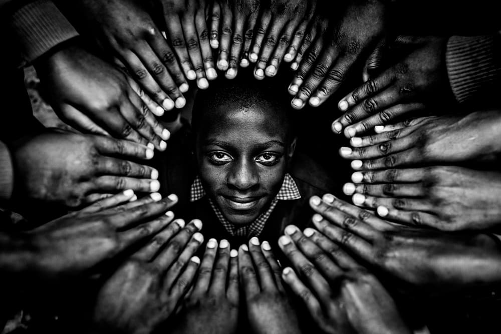 Community of Hands by Vedran Vidak — canvas wall art