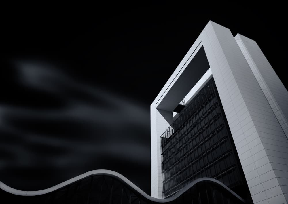 Modern Architectural Forms by Jeroen van de Wiel — canvas wall art