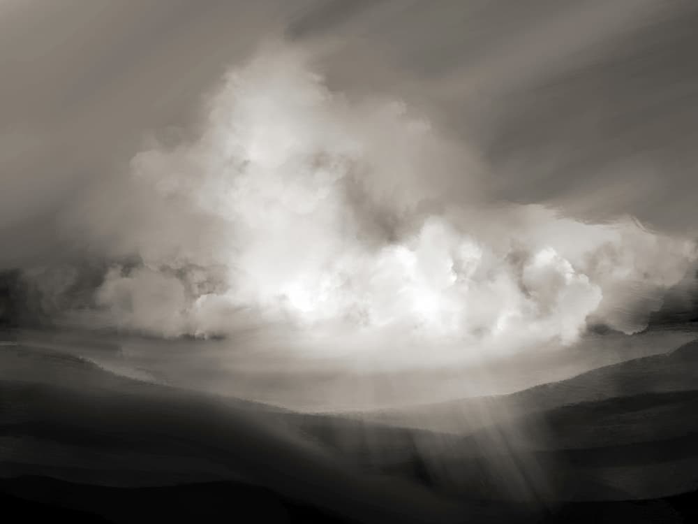 Storm by Dan Hobday — canvas wall art
