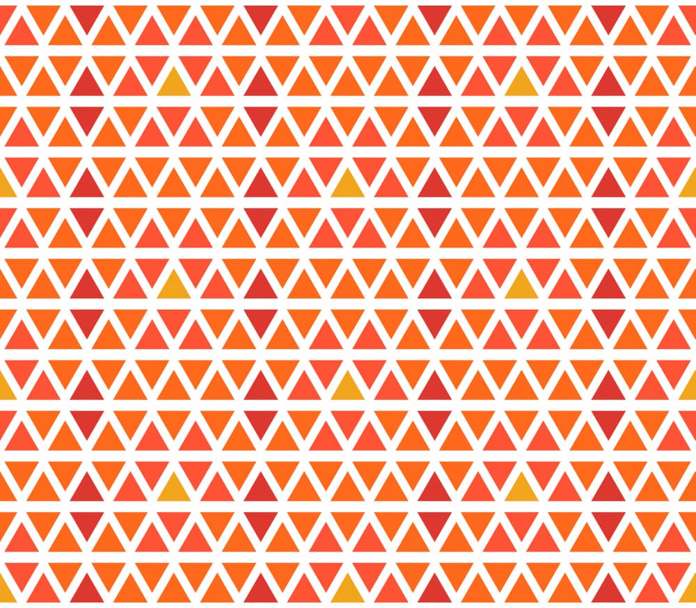 Vibrant Geometric Triangles by Marika Barsrsind — canvas wall art