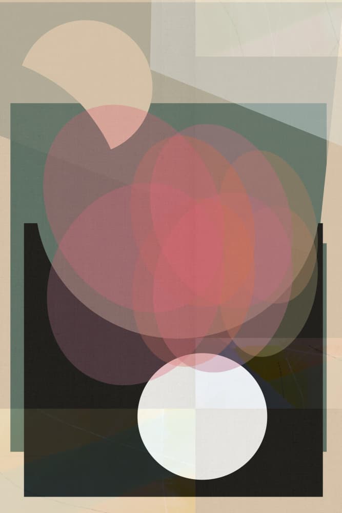 Soft Abstract Shapes by cartissi — canvas wall art