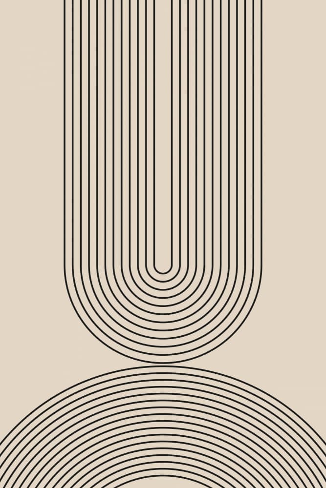 Minimalist Arches by Melloi Art Prints — canvas wall art