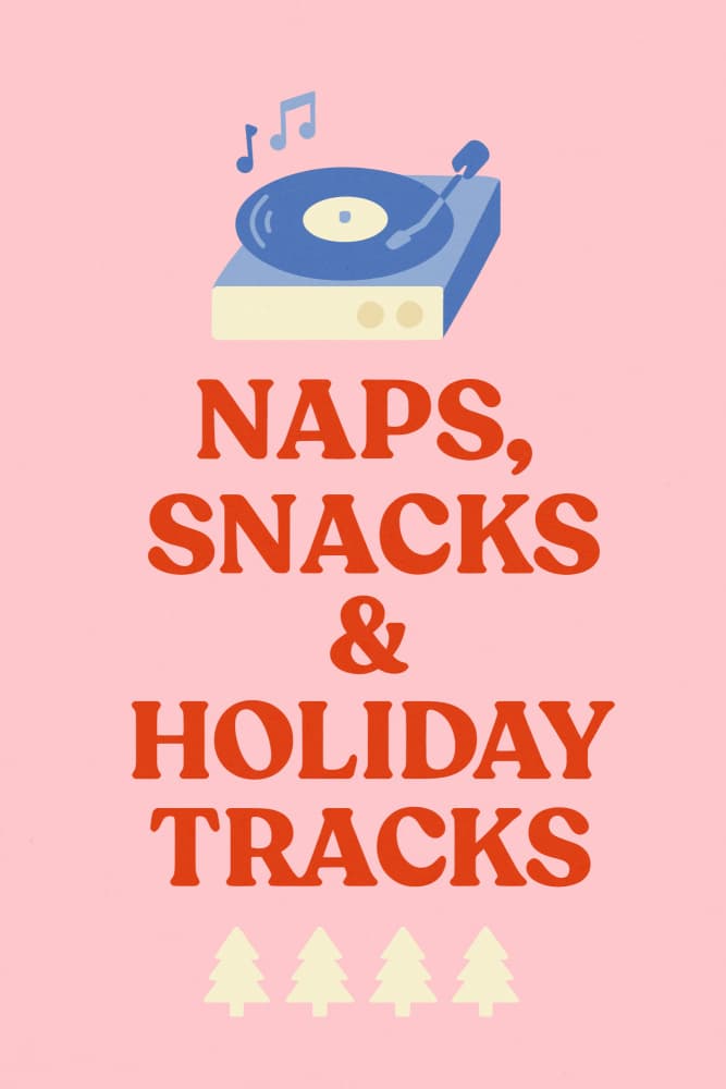 Napssnacksandholidaytracks by Treechild — canvas wall art