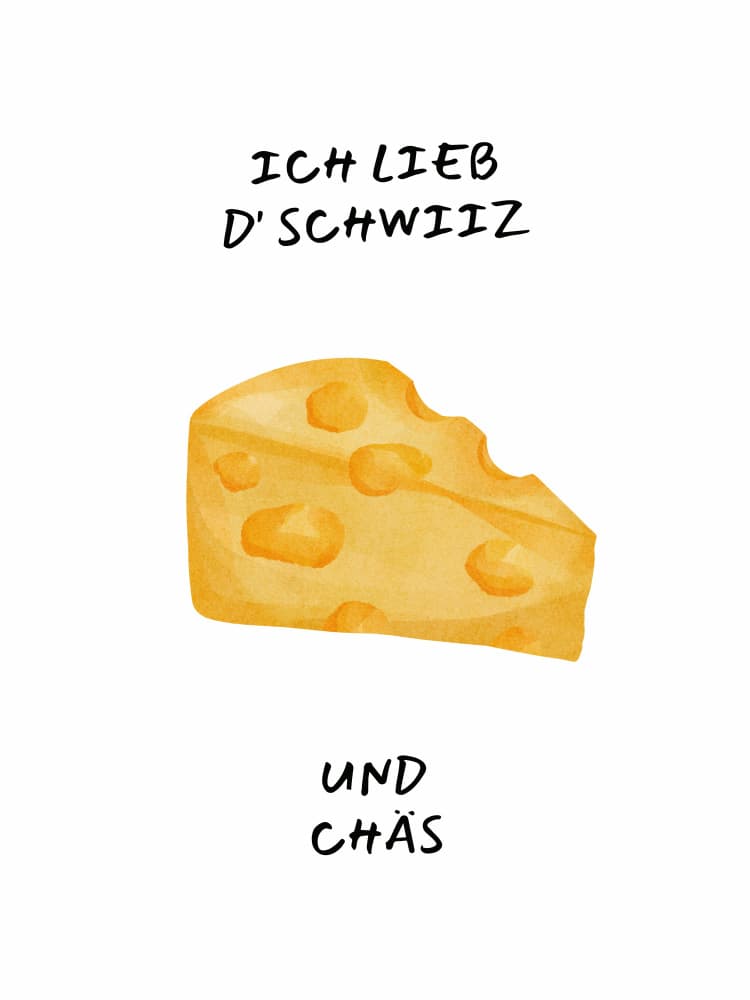 Swiss Cheese Love Quote by Ohkimiko — canvas wall art