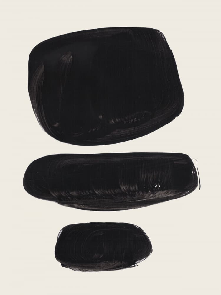 Stacked Organic Forms by Ejaaz Haniff — canvas wall art