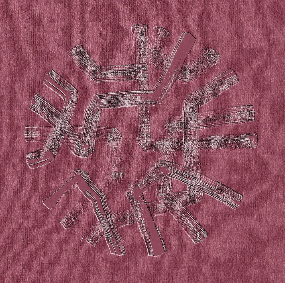 Embossed Rose Abstract by Santhosh ch — canvas wall art