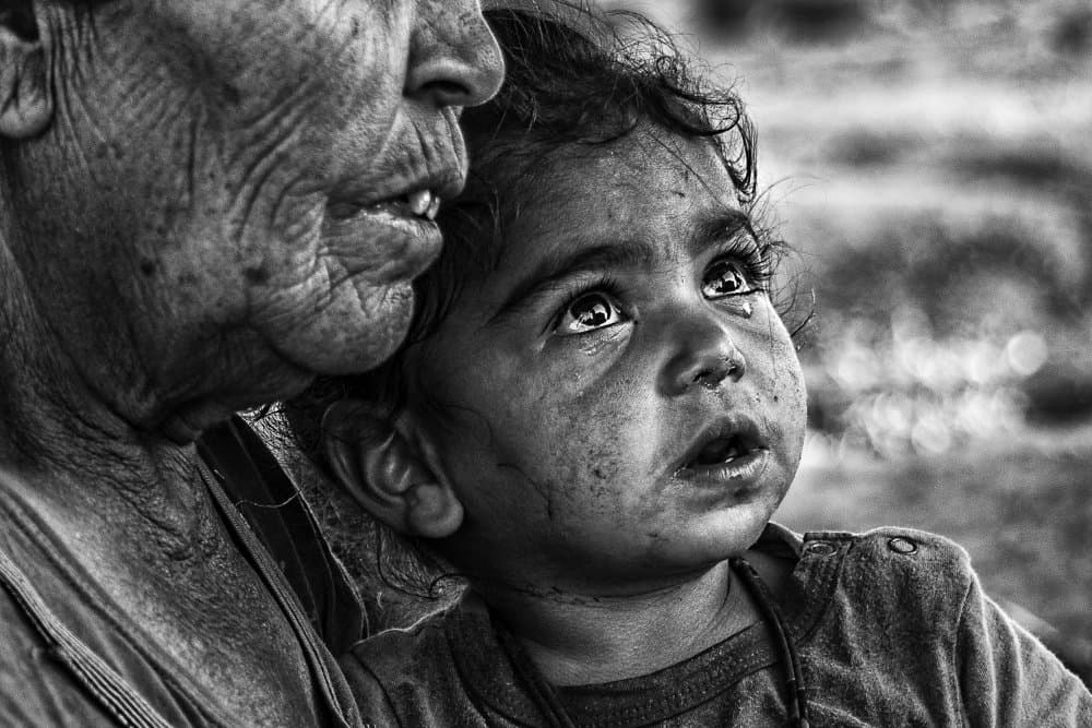 Child Elder Bond by Emir Bagci — canvas wall art