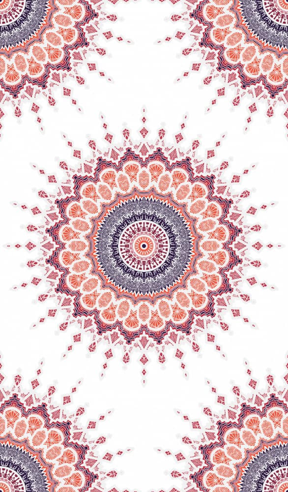 Bohemian Mandala Pattern by Marika Barsrsind — canvas wall art