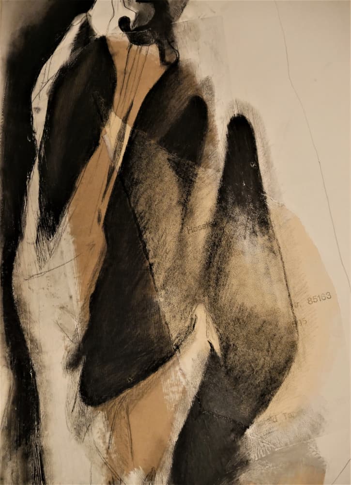 Flowing Abstract Forms by Doris Schmitz — canvas wall art