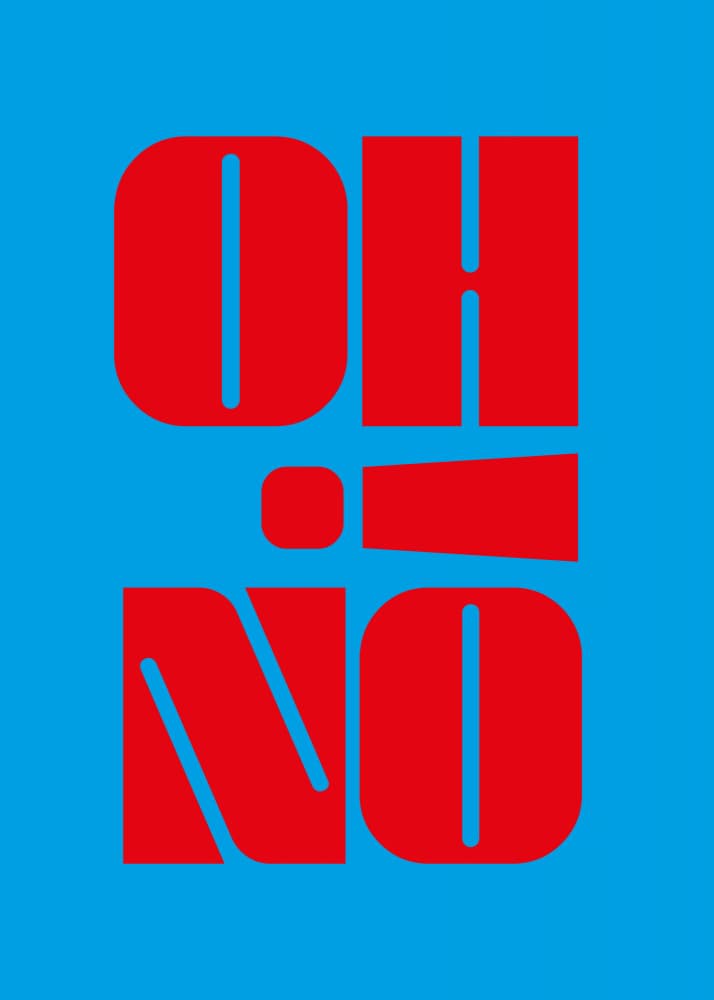Oh No Bold Statement by Andreas Magnusson — canvas wall art