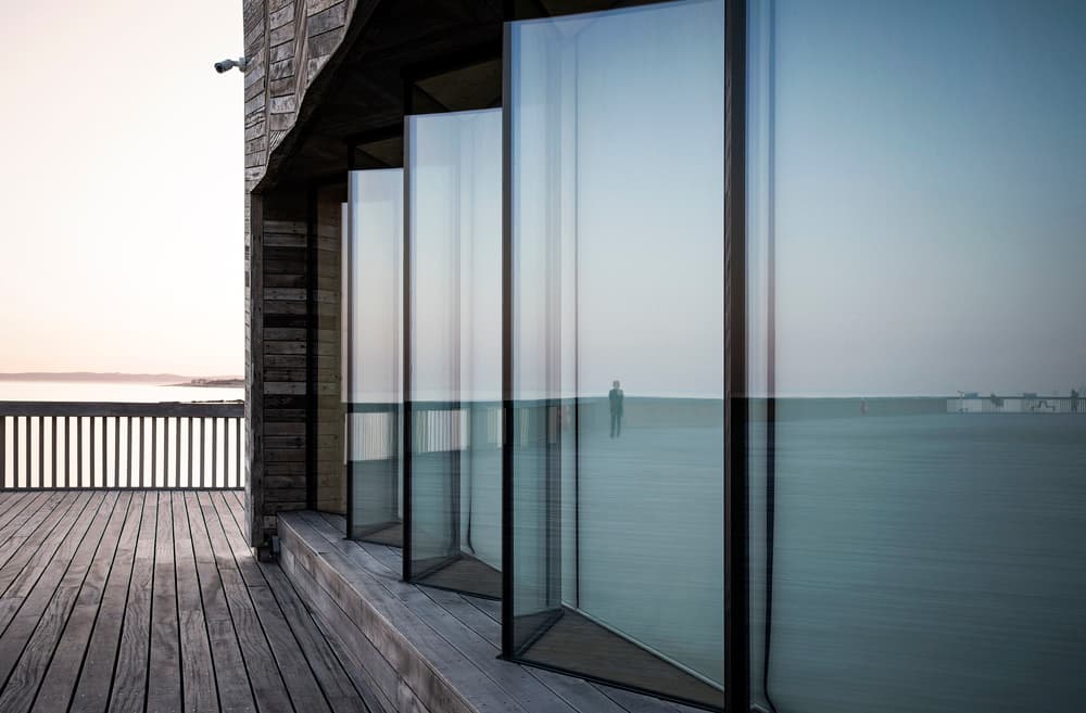 Coastal Glass Reflection by Linda Wride — canvas wall art