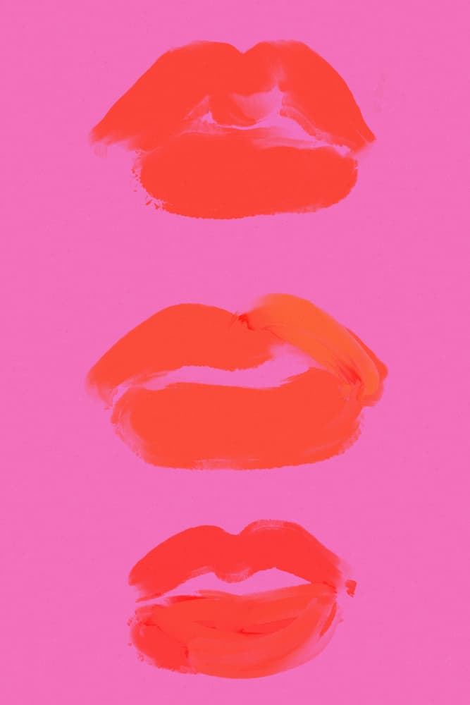 Neon Pout Series by Treechild — canvas wall art