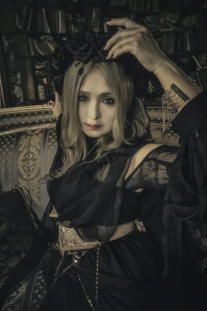 Gothic Mystery Portrait by KOIKI — canvas wall art