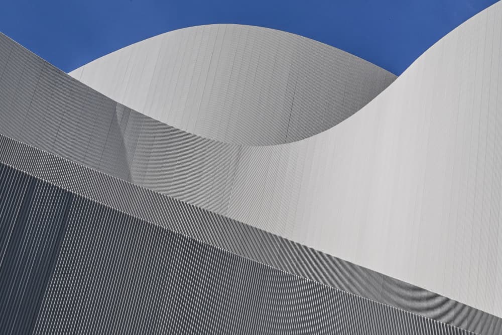 Modern Architectural Curves by Linda Wride — canvas wall art