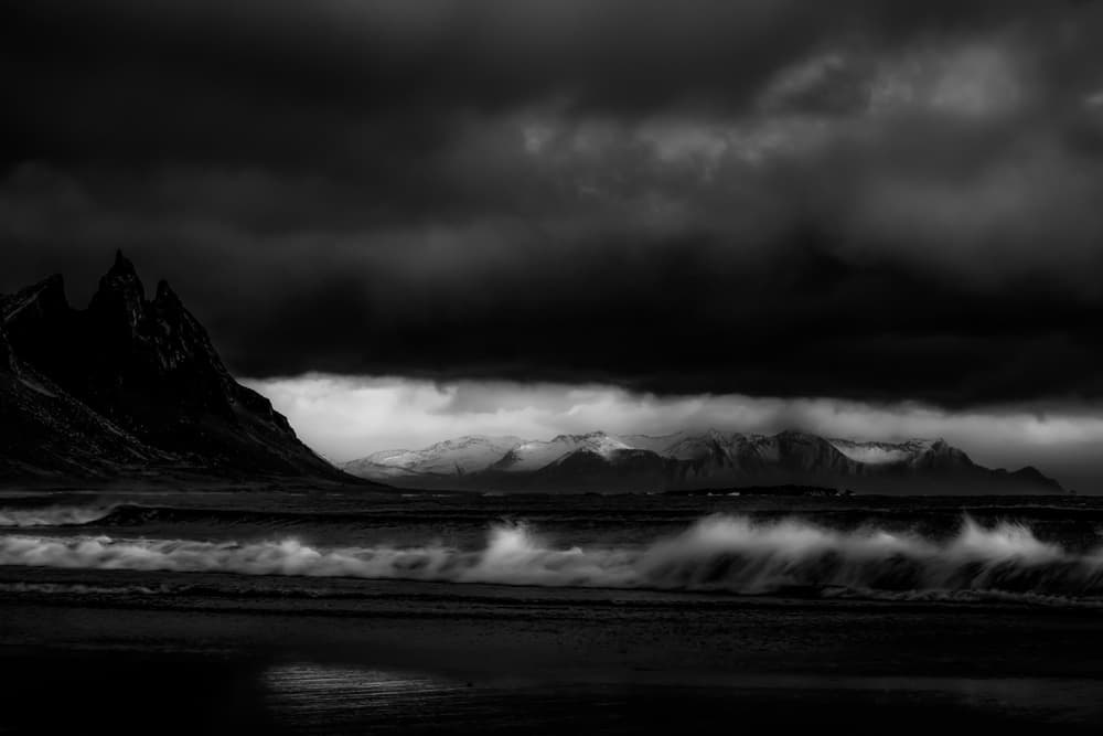 Dramatic Ocean Peaks by Alessandro Traverso — canvas wall art