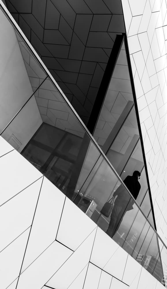 Modern Geometric Reflection by Theodoor Ferdinand — canvas wall art