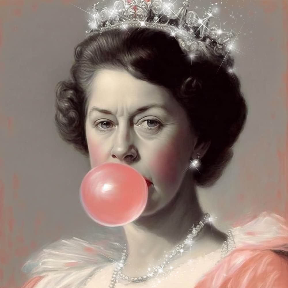 Glitter Queen by Dikhotomy — canvas wall art