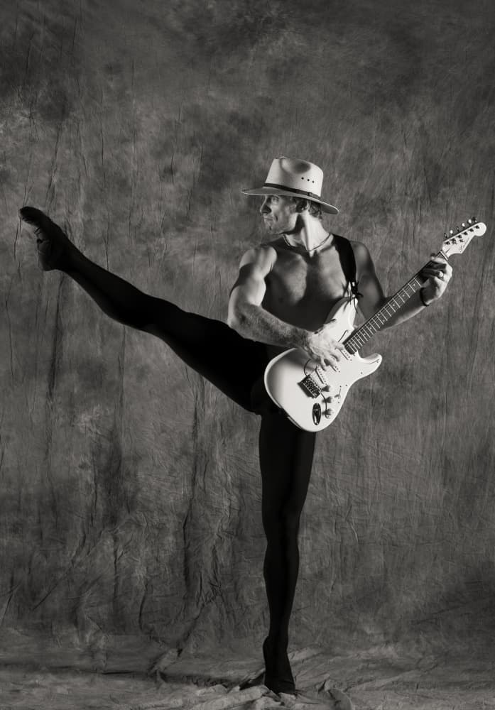 Guitar Dance Balance by Oles Paritskiy — canvas wall art