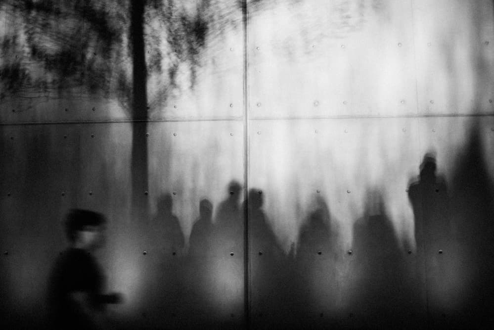 Mysterious City Shadows by Manos Pergioudakis — canvas wall art