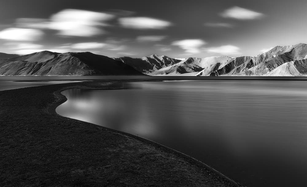 Serene Mountain Lake by Jassi Oberai — canvas wall art