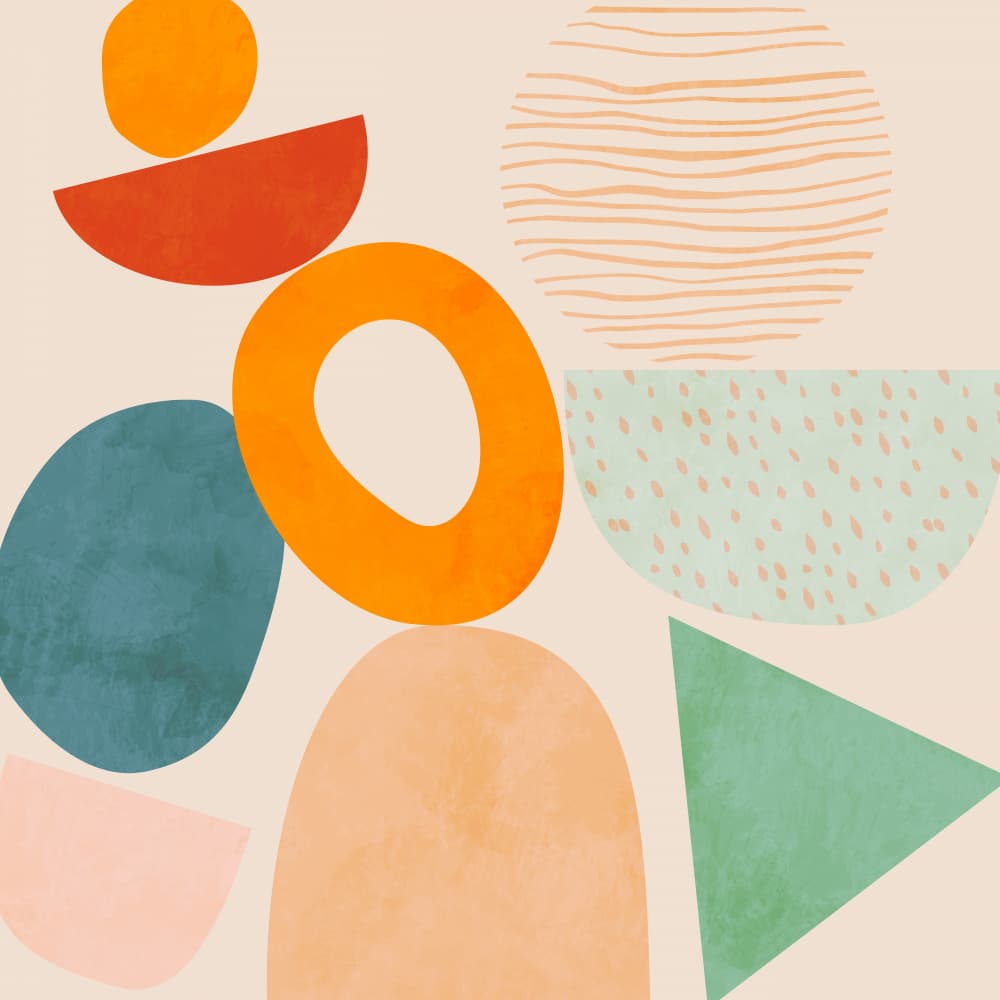 Shapes Play New2 by Ana Rut Bre — canvas wall art