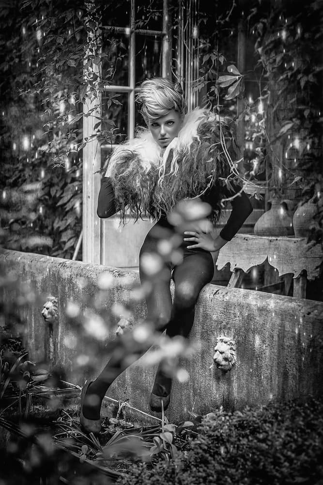 Dramatic Garden Fashion by gNo — canvas wall art