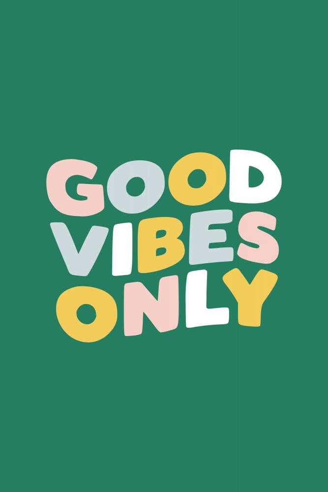 Good Vibes Only by Brett Wilson — canvas wall art