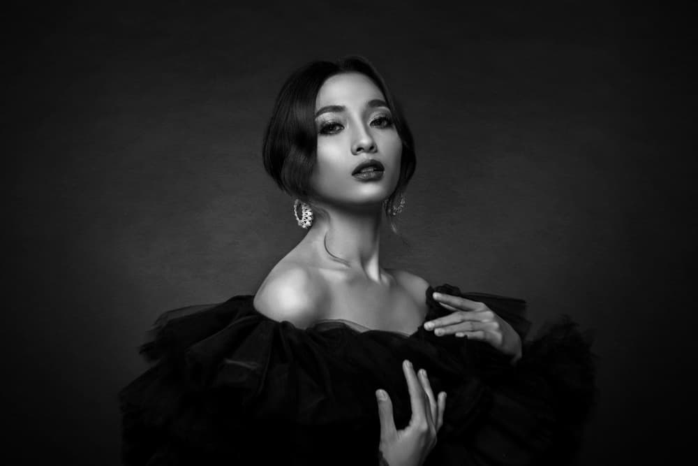 Elegant Fashion Portrait by Fren Hendrik — canvas wall art