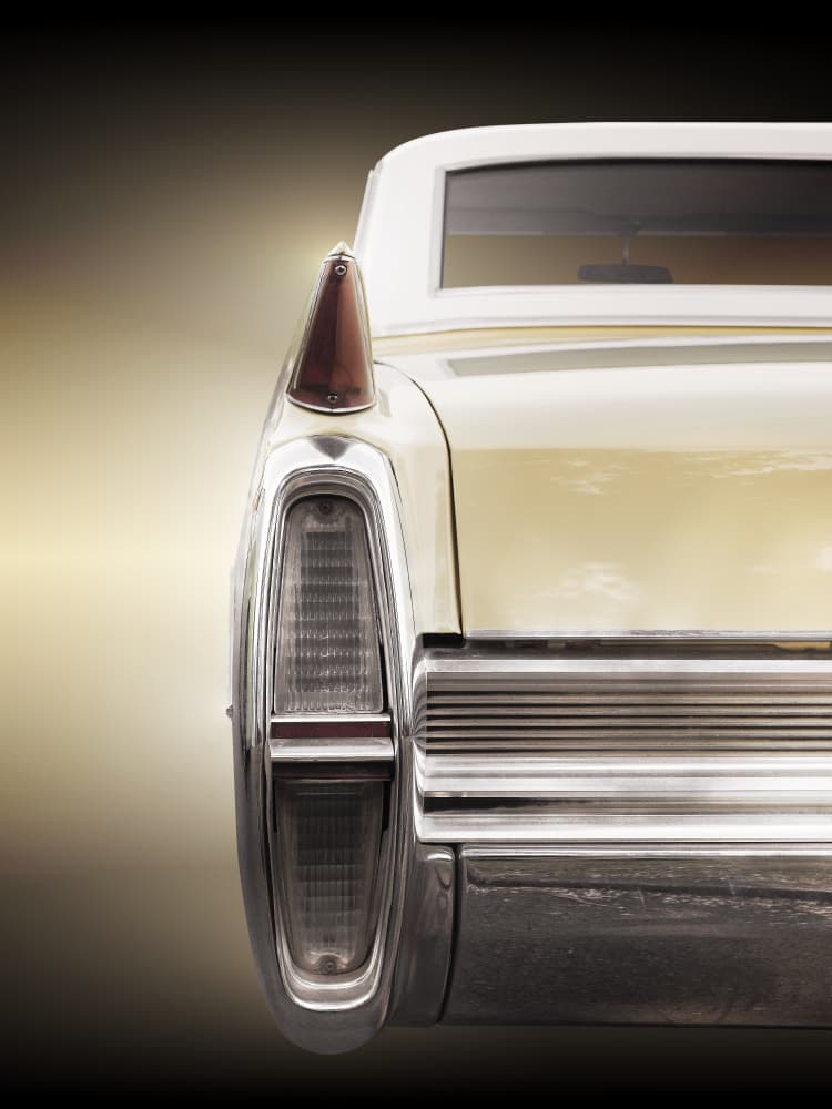 Vintage Car Fin Detail by Beate Gube — canvas wall art