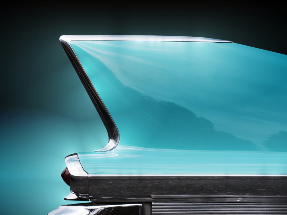 Classic Teal Fin by Beate Gube — canvas wall art