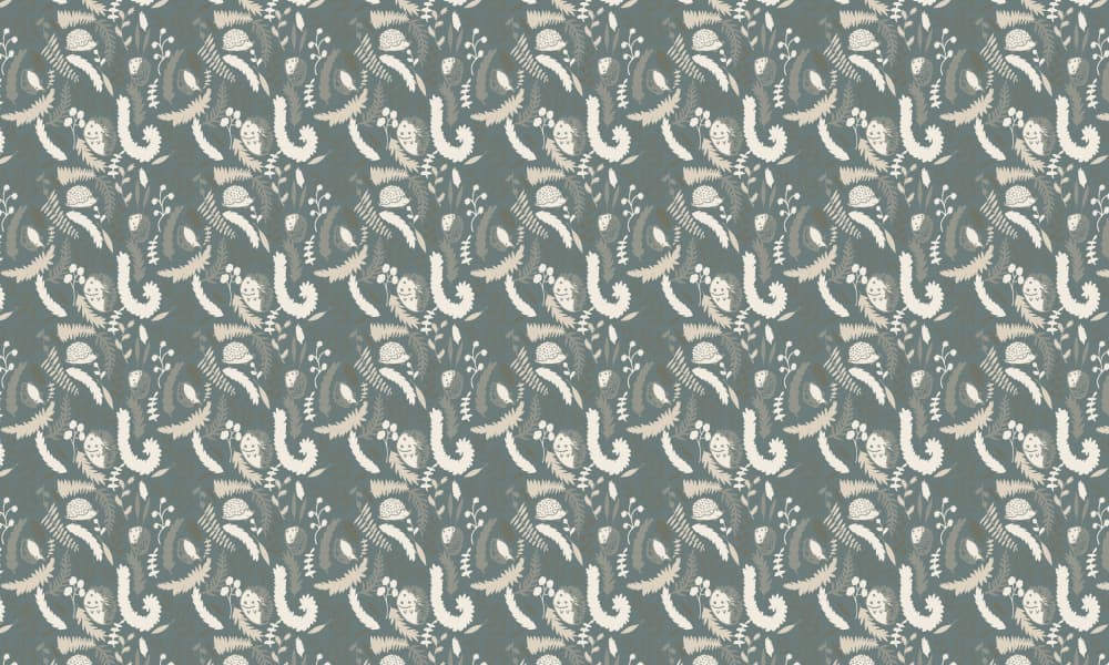 Muted Botanical Pattern by Gemma Bardot — canvas wall art