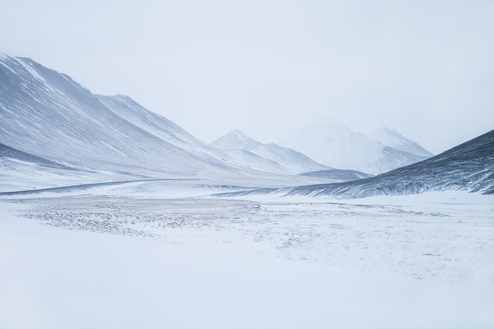 Frozen Mountainscape by Peter Svoboda MQEP — canvas wall art