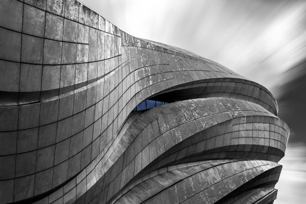 Dynamic Building Lines by Reeno — canvas wall art