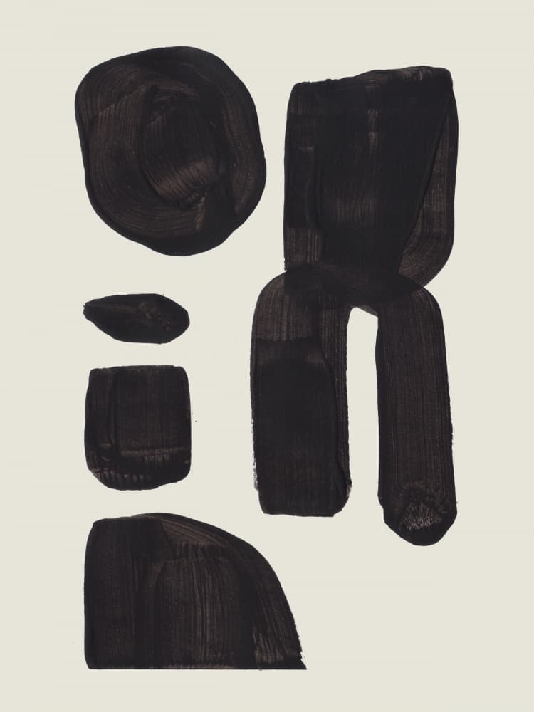 Organic Abstract Forms by Ejaaz Haniff — canvas wall art