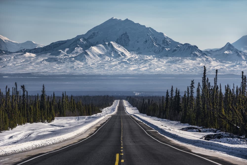 Alaskan Road by Stefan Hefele — canvas wall art