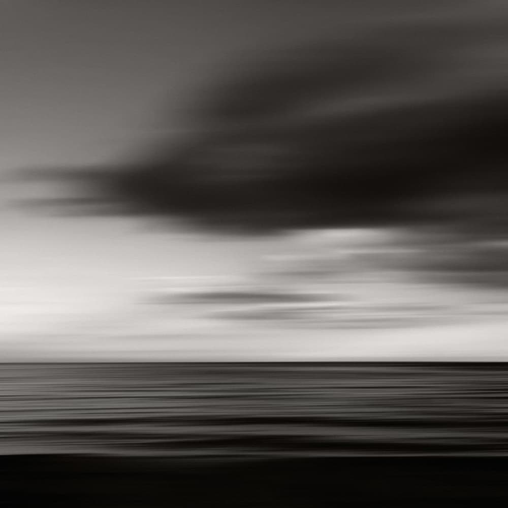 Calm Sea Dark Sky by Lena Weisbek — canvas wall art
