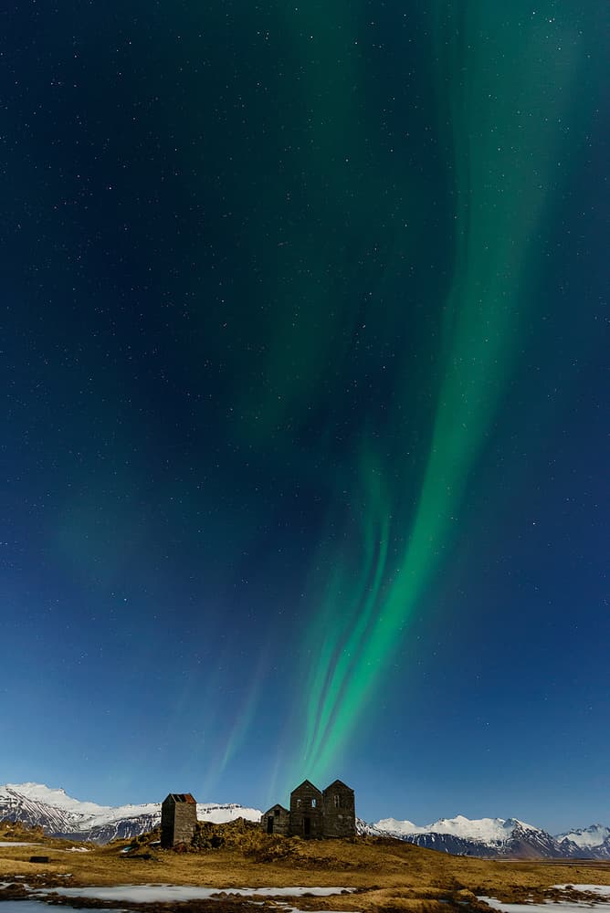Aurora Over Ancient Ruins by Alvaro Roxo — canvas wall art