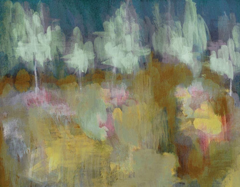 Dreamy Forest Abstract by Lori Ann Folz — canvas wall art