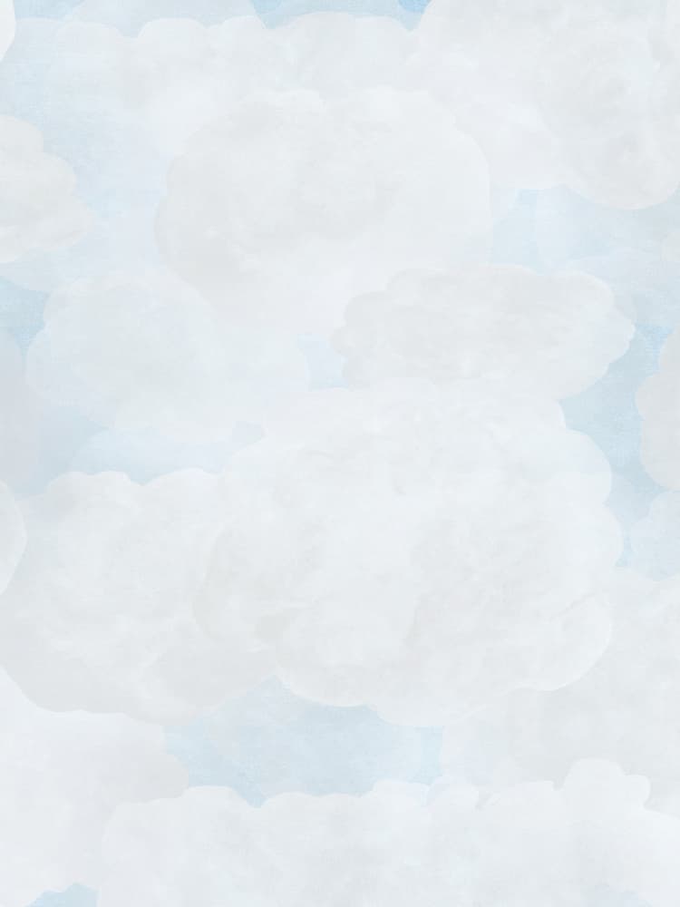 Cloudy Dreams Blue 2 by Karen Menzenbach — canvas wall art