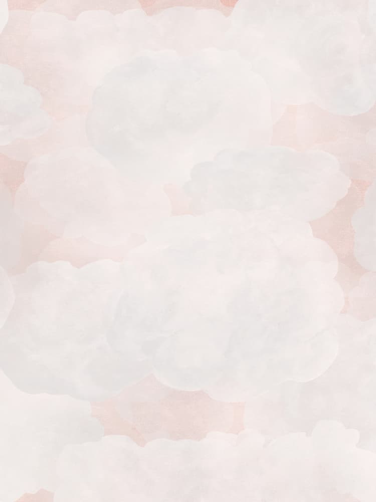 Pink Pastel Clouds by Karen Menzenbach — canvas wall art