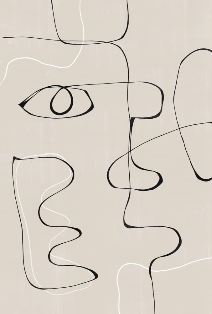 Abstract Facescape by THE MIUUS STUDIO — canvas wall art