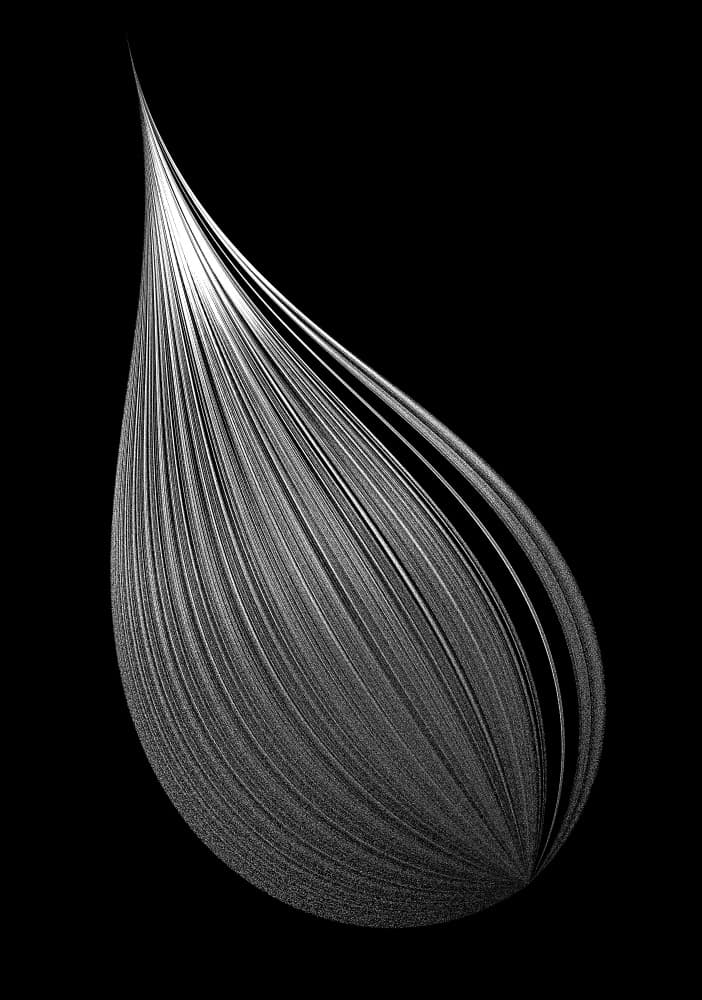 Elegant Flowing Curves by Mystic Number — canvas wall art