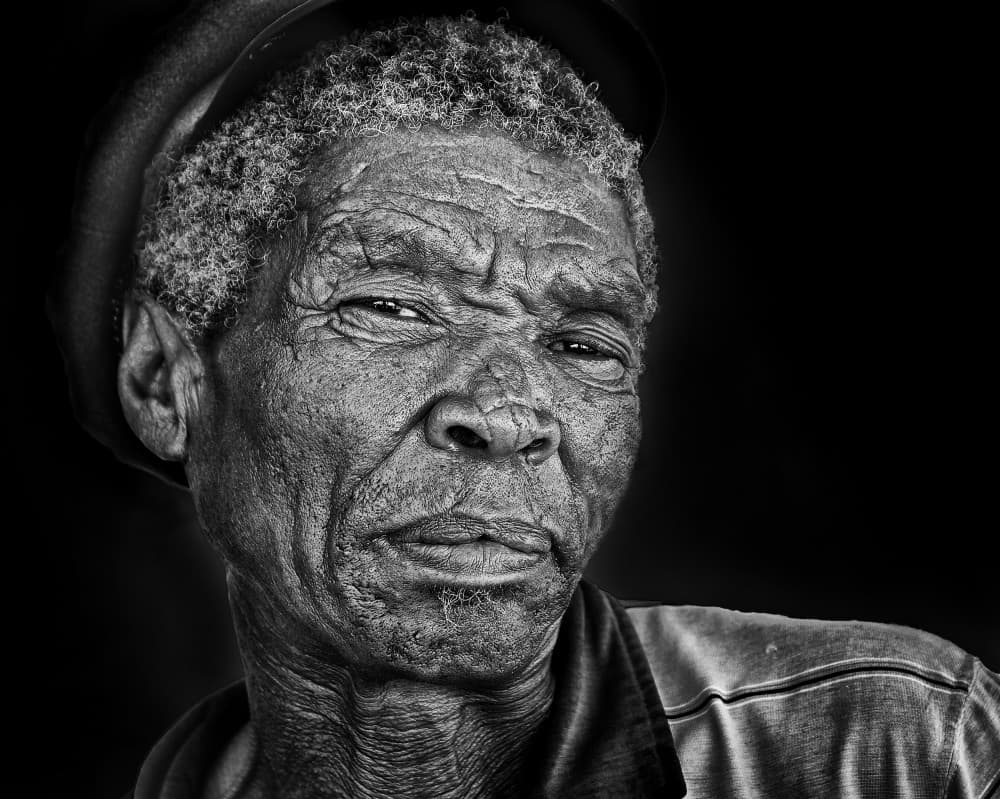 Wise Old Man by Lou Urlings — canvas wall art