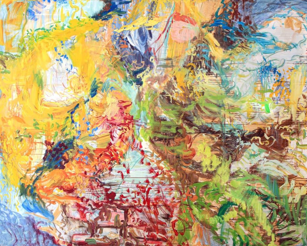 Colorful Abstract Energy by Eva Galonska — canvas wall art